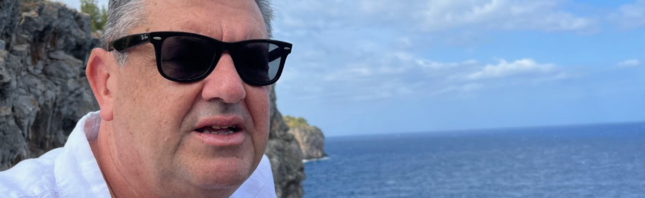 Thriller writer J.B. Turner in Mallorca