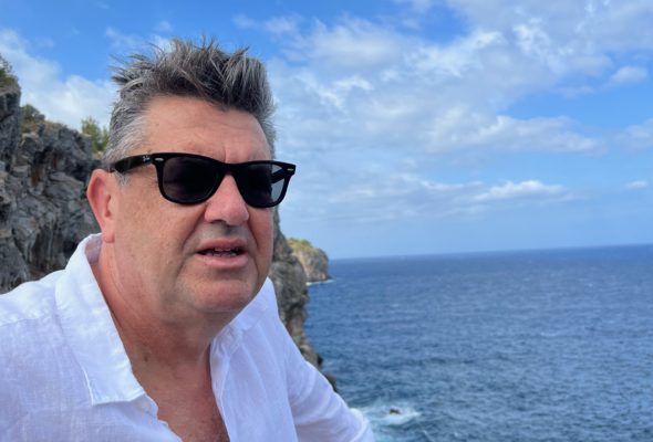 Thriller writer J.B. Turner in Mallorca