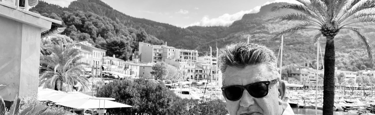 Thriller writer J.B. Turner in Mallorca.