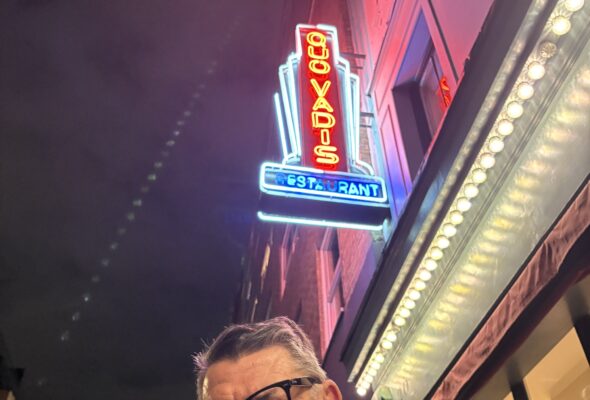 J.B. Turner in Soho, London, December 2025